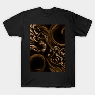 Skull & Snake (sepia) T-Shirt